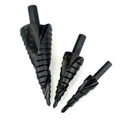 Wiertła stopniowe HSS kobaltowe - spirala azotowa - 4-32mm / 4-20mm / 4-12mmBity i wiertła