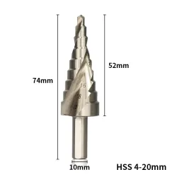 HSS schroefboren - 4-20mm / 4-30mm - spiraalgegroefd - pagodeboorBits & boren