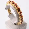 Motorketting - armband - met kristallen - unisexArmbanden