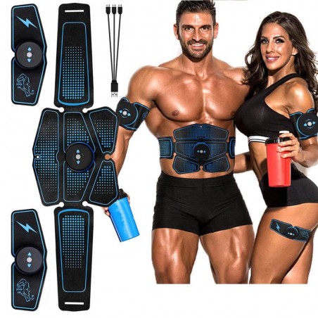 Abdominal / arms muscle training belt - EMS ABS trainer - home fitness