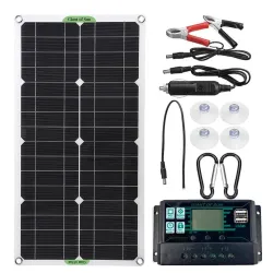 Solar - panel kit 250w - complete for - car - boat
