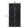 Solarpanel-Kit - Ladegerät - Dual-USB - 250 W - mit Controller - für Auto / Yacht / Smartphones