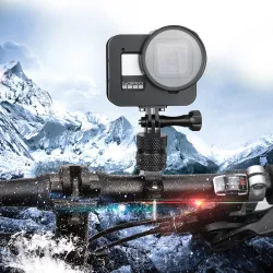 GoPro Hero 8 protective case - aluminum frame - with UV lens filter