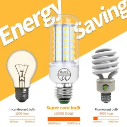 LED -lampa - E14 - E27 - B22 - G9 - GU10 - 220V - 10 st