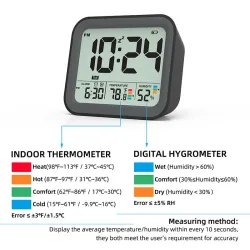 RelojesDigital alarm clock - battery - snooze - small - compact