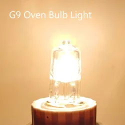 Halogen LED bulb - for refrigerators / ovens - G9 - 20W - 25W - 40W - 60W - 10 pieces