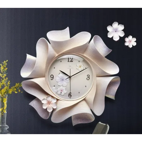 Three-dimensional decorative wall clock - 57 * 57 cmClocks