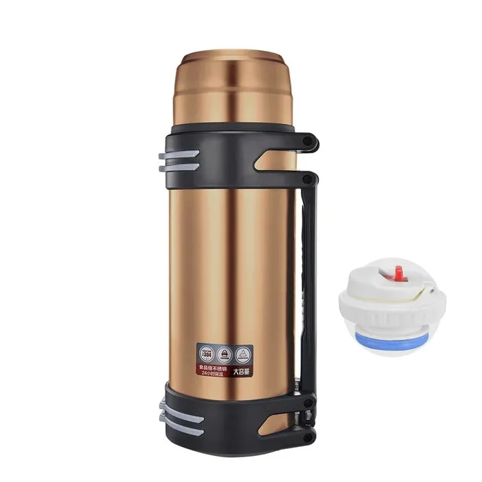 Vacuum thermos - with strap - stainless steel - large capacity - 1200L - 1600L - 2000L