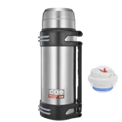 Vacuum thermos - with strap - stainless steel - large capacity - 1200L - 1600L - 2000L