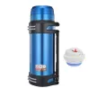 Vacuum thermos - with strap - stainless steel - large capacity - 1200L - 1600L - 2000L