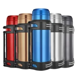 Vakuumthermosflasche - mit Armband - Edelstahl - großes Fassungsvermögen - 1200L - 1600L - 2000L