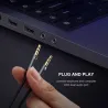 DivisorHeadphone splitter - 3.5mm jack - female to male - for PC