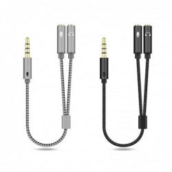 Audio splitter - AUX cable - 1 male to 2 female - 3.5mm jack