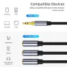 DivisorAudio splitter - 3 female to 1 male - 3.5mm jack - iPhone / Samsung / MP3 player