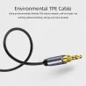 Rozdzielacz audio - Kabel AUX - 3 żeńskie di 1 męski - Jack 3,5 mm - iPhone / Samsung / odtwarzacz MP3Rozgałęźniki