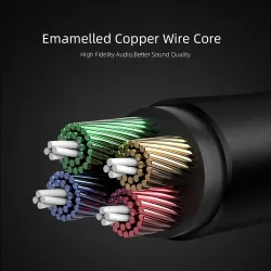 Audio splitter - AUX cable - 3 female to 1 male - 3.5mm jack - iPhone / Samsung / MP3 player
