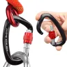 25KN Karabiner - mit Schraubverschluss - zum Wandern / Klettern / Camping