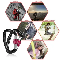 25KN carabiner - hiking / rock climbing / camping