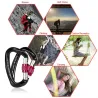 25KN carabiner - with screw lock buckle - for hiking / rock climbing / camping