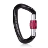 25KN Karabiner - mit Schraubverschluss - zum Wandern / Klettern / Camping