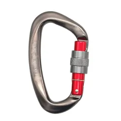 25KN Karabiner - mit Schraubverschluss - zum Wandern / Klettern / Camping