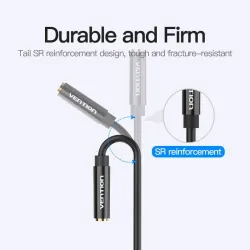 Kopfhörersplitter - Audio-AUX-Kabel - 3,5-mm-Buchse - Buchse auf 2 Stecker
