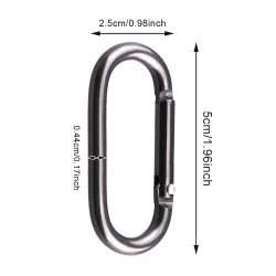 Herramientas de supervivenciaBuckle carabiner - hanging - oval - outdoor recreation