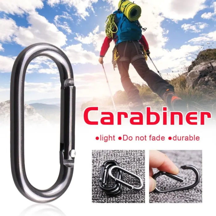 Herramientas de supervivenciaBuckle carabiner - hanging - oval - outdoor recreation