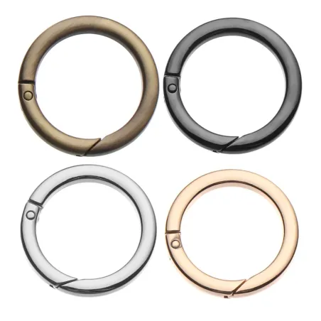 Veer O-ring gesp - ronde drukknop - haak - karabijnhaak - 19mm - 25mm - 32mm - 38mmSleutelhangers