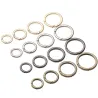 Spring O-ring buckle - round push trigger - hook - carabiner - 19mm - 25mm - 32mm - 38mm