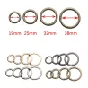 Spring O-ring buckle - round push trigger - hook - carabiner - 19mm - 25mm - 32mm - 38mm