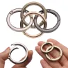 Spring O-ring buckle - round push trigger - hook - carabiner - 19mm - 25mm - 32mm - 38mm
