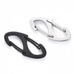 Herramientas de supervivenciaBuckle key ring carabiner - steel - multi function indoor domestic - outdoor recreation