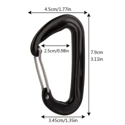 12KN climbing carabiner - with safety lock - climbing equipment