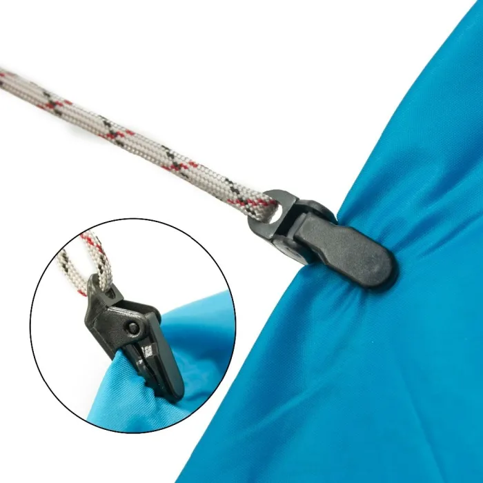Tent pull point clip - alligator buckle hook - camping tool - 10 pieces