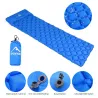 Outdoor camping inflatable sleeping mattress -added cushion pillow- super light