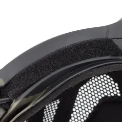 Tactisch volgelaatsmasker - met lenzen / anticondensventilator - verstelbare riem - airsoft - motorcross / paintballMilitaire