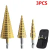 HSS titanium boor - 4-12mm / 4-20mm / 4-32mm - voor metaal / hout zagen - 3 stuksBits & boren