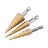 HSS titanium boor - 4-12mm / 4-20mm / 4-32mm - voor metaal / hout zagen - 3 stuksBits & boren