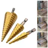 HSS titanium boor - 4-12mm / 4-20mm / 4-32mm - voor metaal / hout zagen - 3 stuksBits & boren