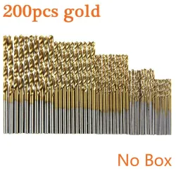 HSS-Spiralbohrersatz - 1 mm / 1,5 mm / 2 mm / 2,5 mm / 3 mm - 100 - 200 Stück