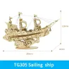 3D boot / scheepsmodel - houten puzzelHouten