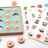 Memory match - schaken - educatieve houten spellenHouten