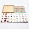 Memory match - schaken - educatieve houten spellenHouten