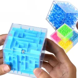 3D maze magic cube - transparent - educational toys