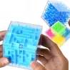 3D maze magic cube - transparent - six-sided puzzle cube - educational toy