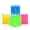 3D labirynt magiczna kostka - przezroczysta - sześciościenna kostka-puzzle - zabawka edukacyjnaEdukacja