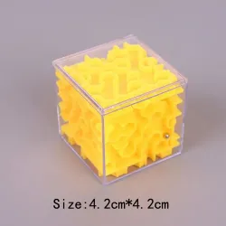 3D maze magic cube - transparent - educational toys