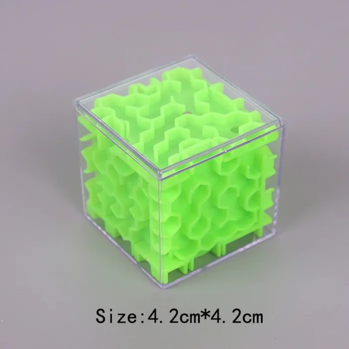 3D maze magic cube - transparent - educational toys