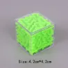 3D maze magic cube - transparent - six-sided puzzle cube - educational toy